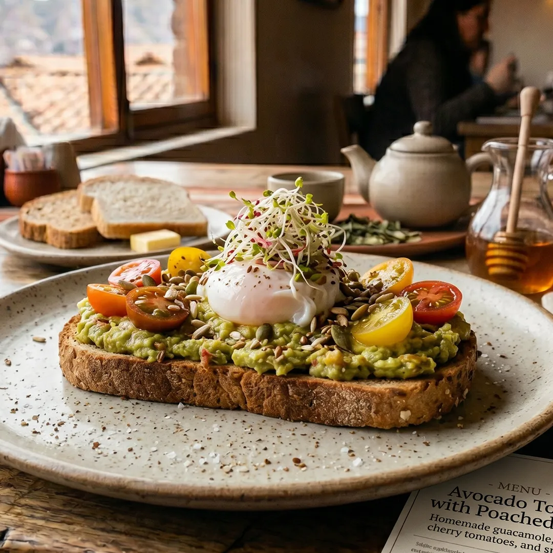 Avocado Toast with Poached Egg